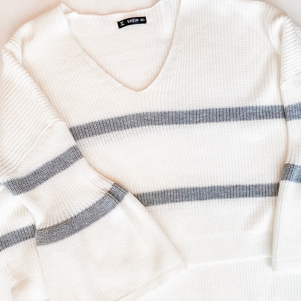 Shein High to Low Sweater with Bellsleeves